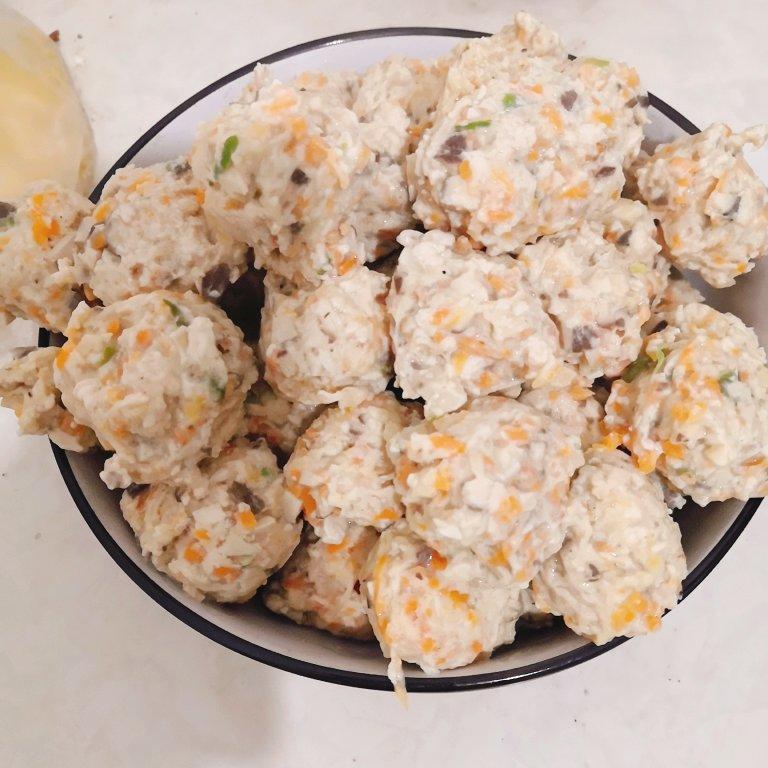 告别无聊的减脂餐-鸡肉丸子