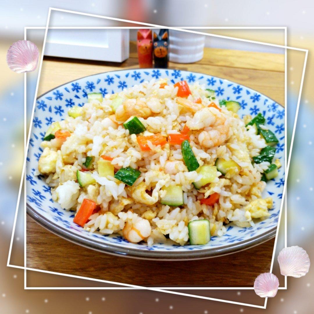 黄金虾仁炒饭