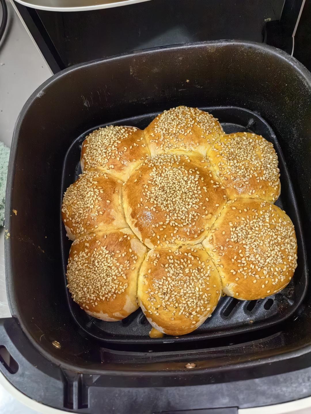 免揉面小面包，贼柔软，空气炸锅就能做！