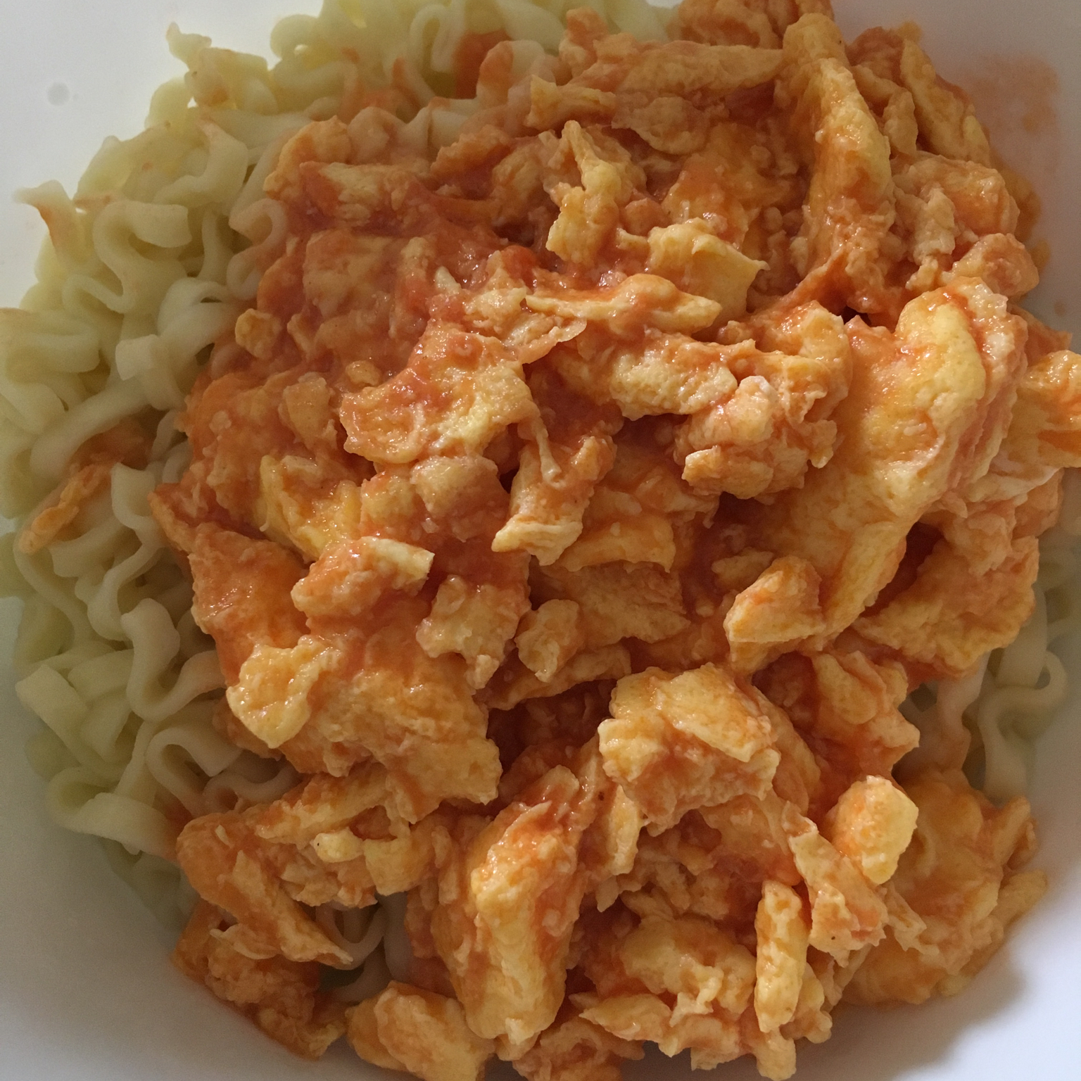 新鲜番茄酱拌面