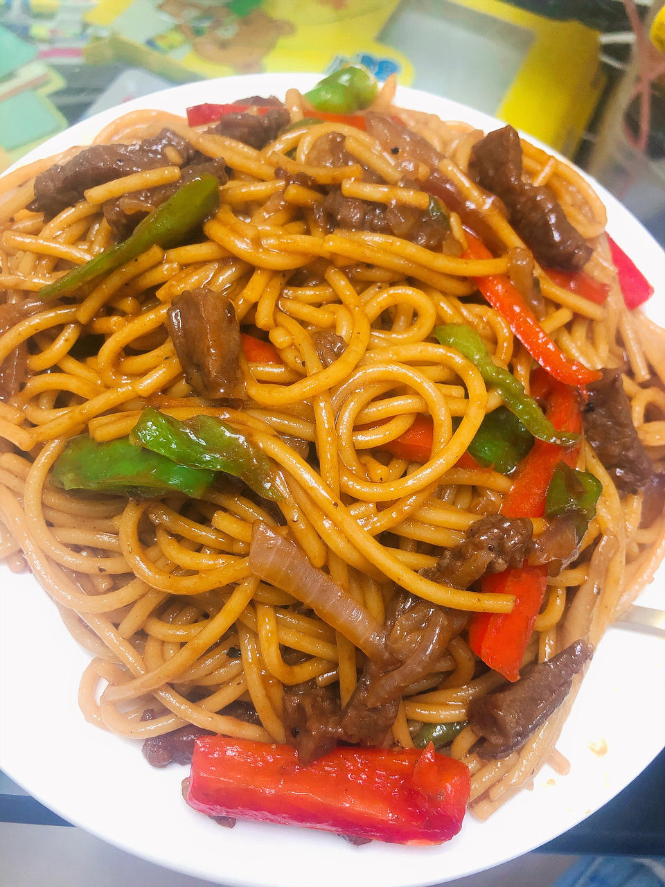 秒杀西餐厅黑椒牛排意面🍝