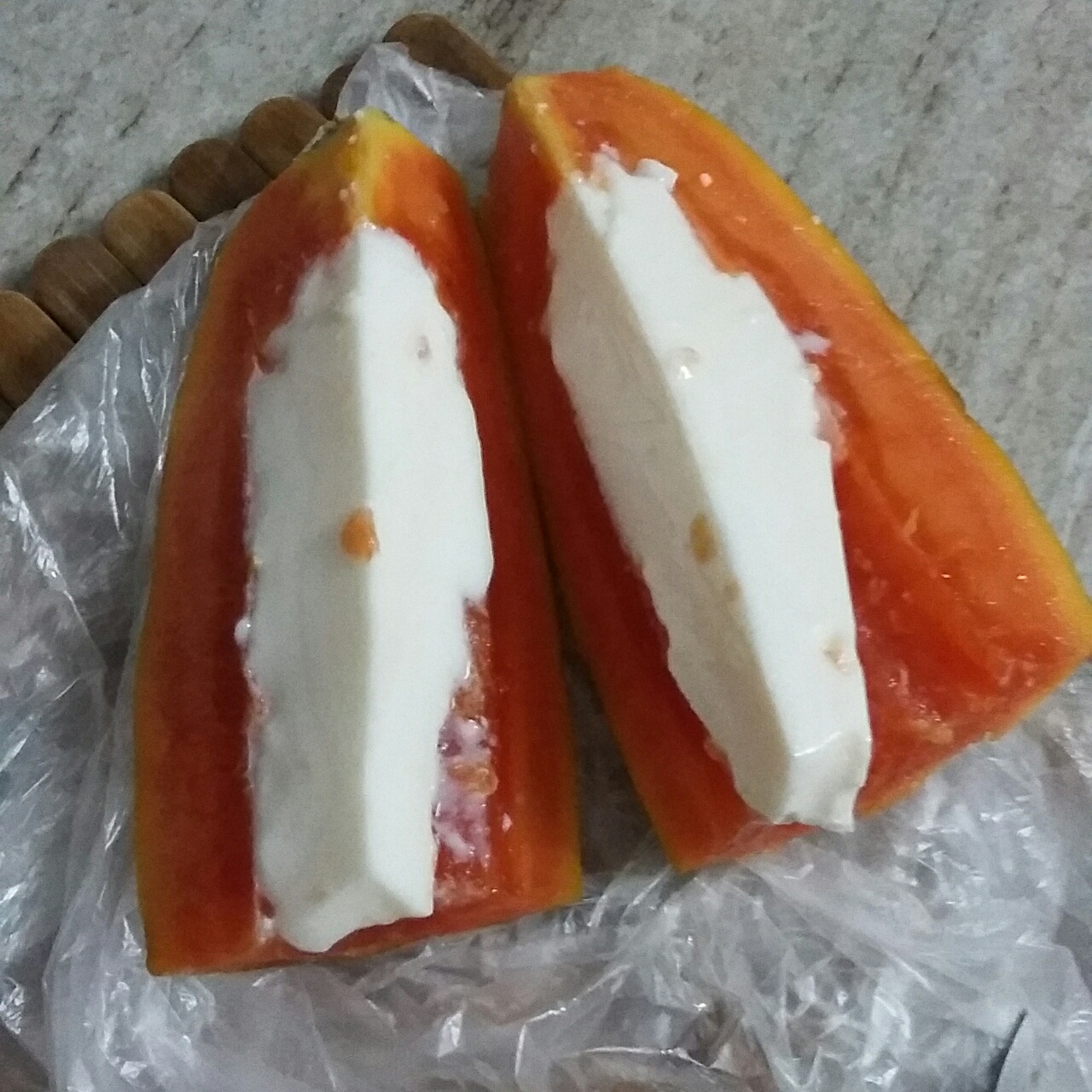 木瓜奶冻