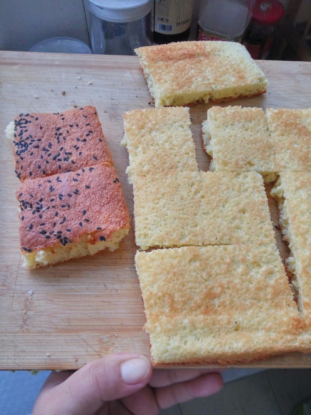 无水无油老式脆皮蛋糕