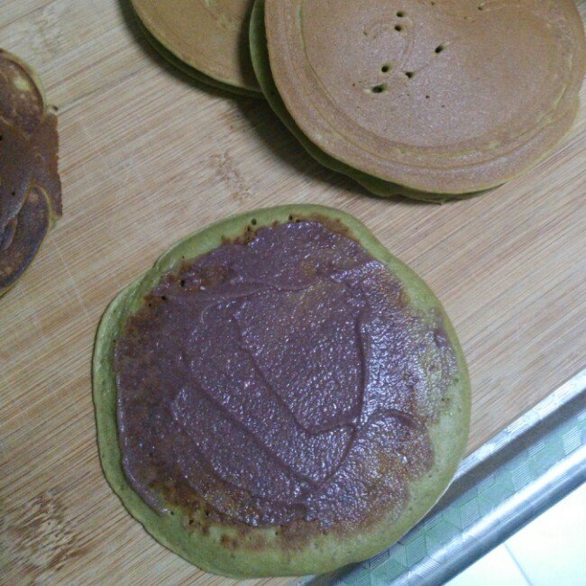 抹茶红豆奶油铜锣烧