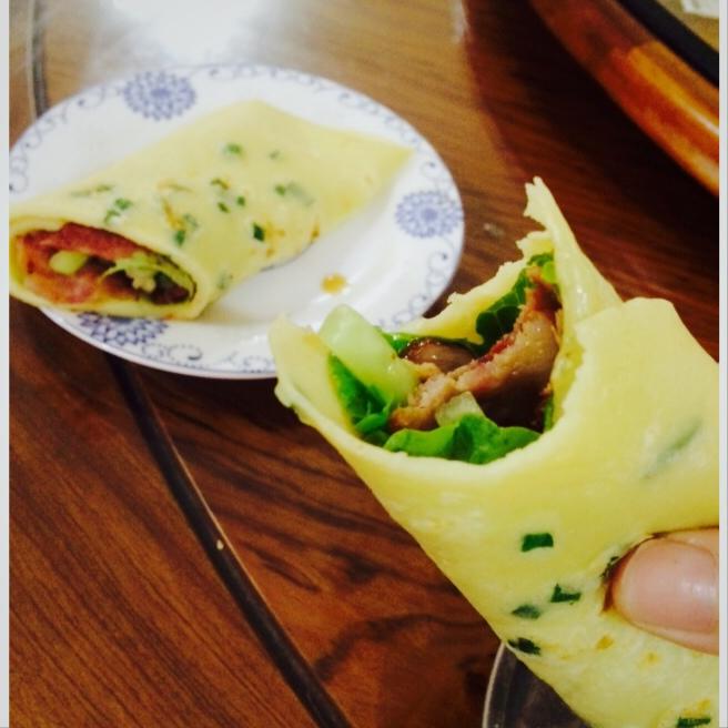 【鸡蛋卷饼】