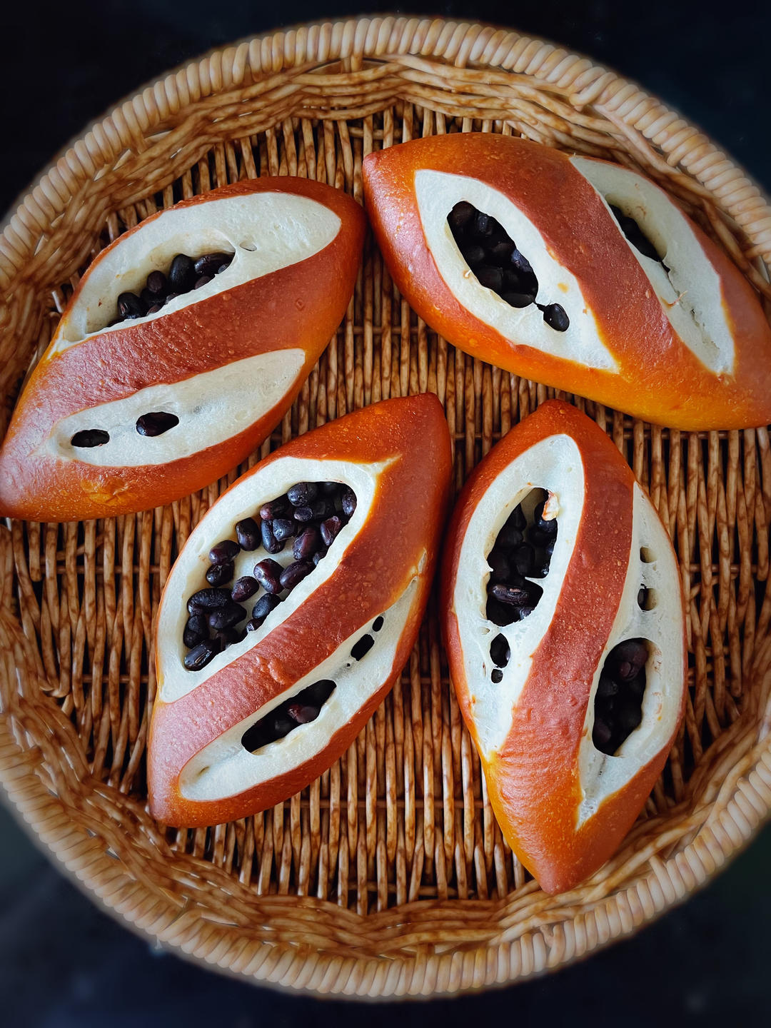 【配方分享】边过马路边“过早” 黑芝麻碱水包