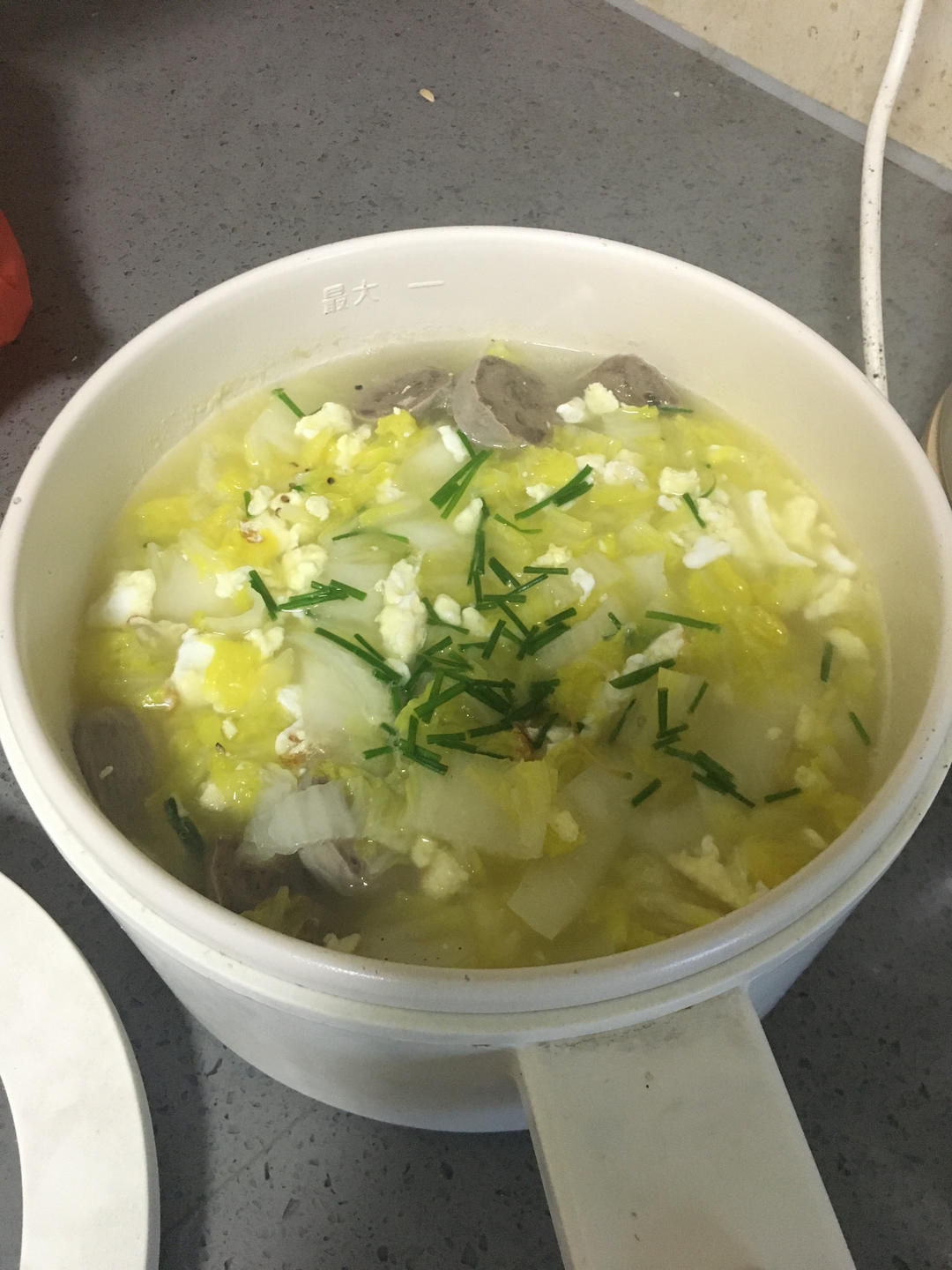 看着平平无奇却很鲜美的白菜鸡蛋汤