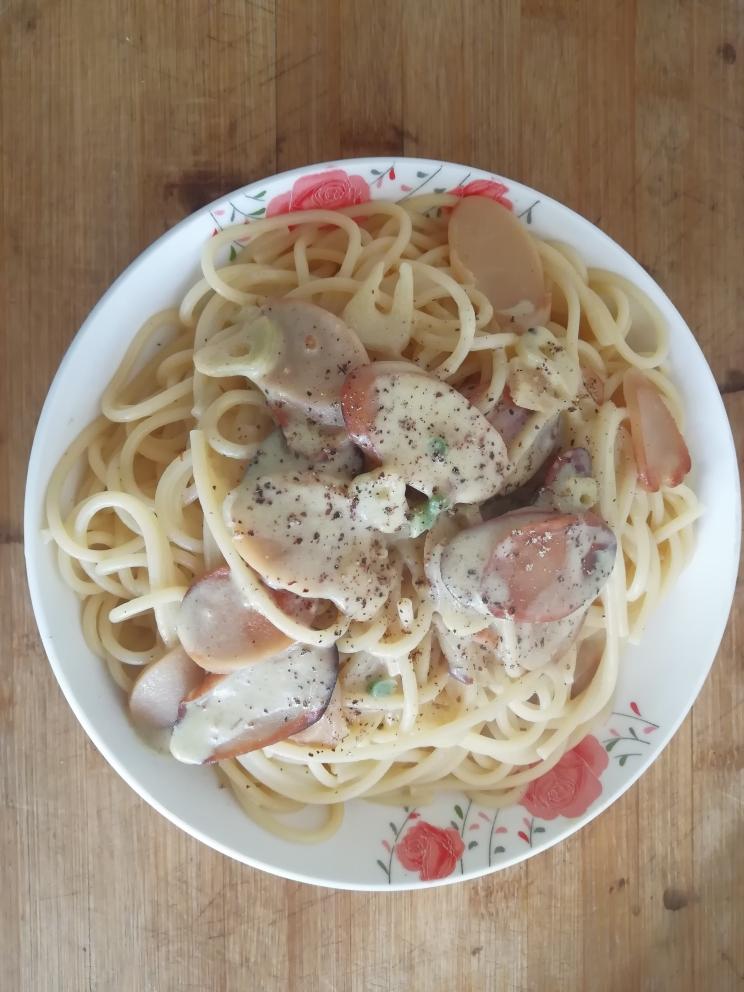 牛奶咖喱意大利面的做法