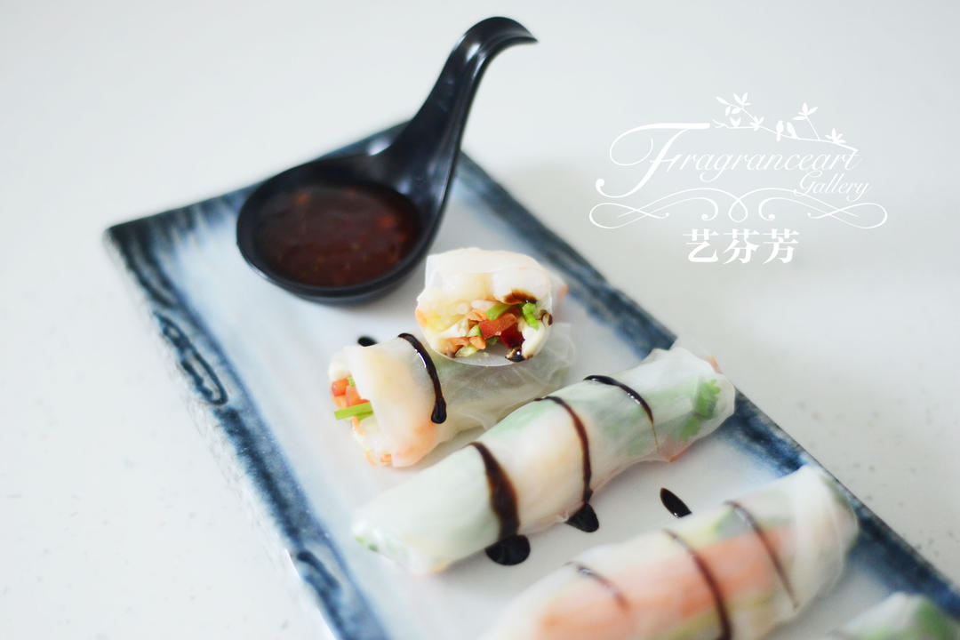 鲜虾蔬菜卷|Ruth创意美食