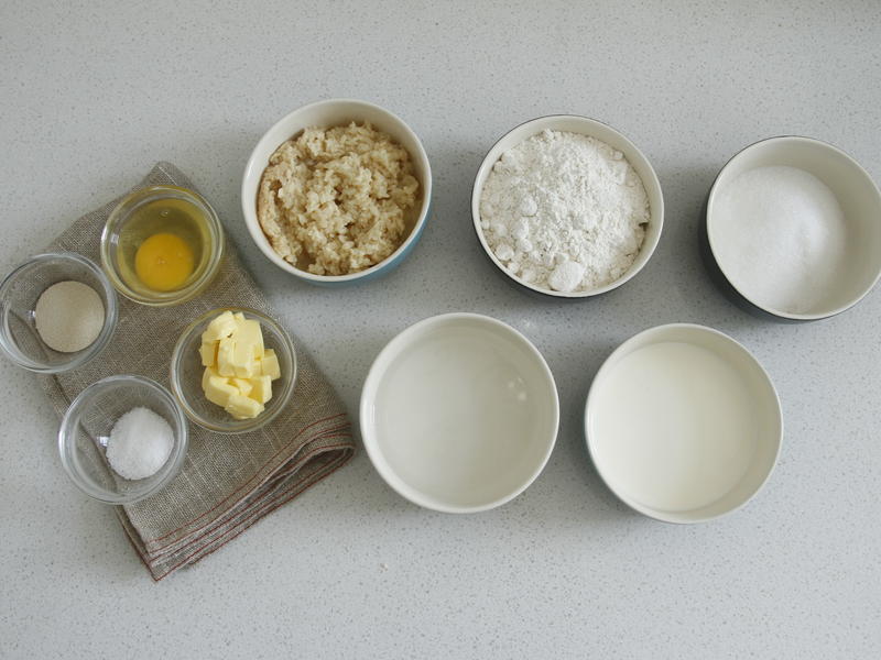 纯奶手撕吐司的做法 步骤1