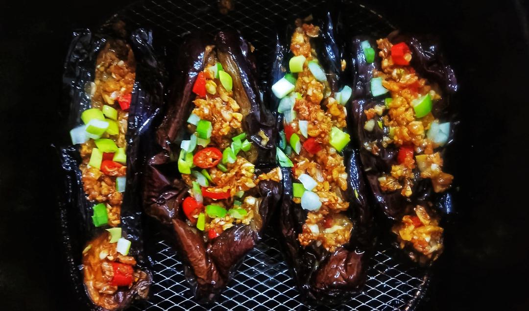 🔥蒜蓉烤茄子🍆｛空气炸锅食谱｝