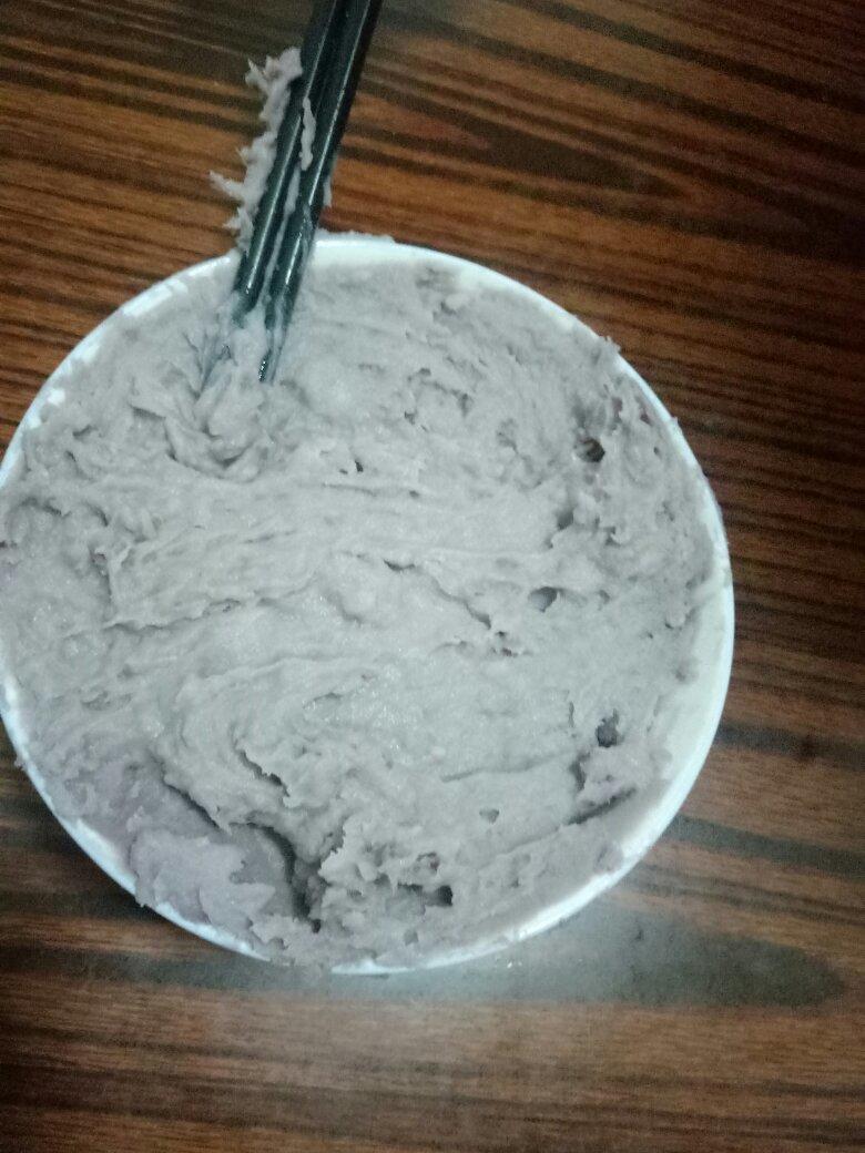 鲜芋牛奶的芋泥