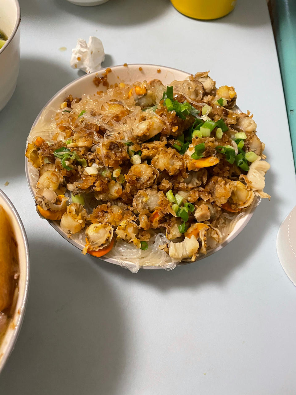 蒜蓉扇贝肉蒸粉丝