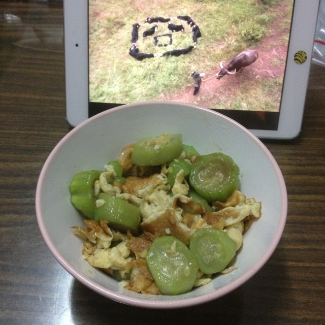 丝瓜炒蛋