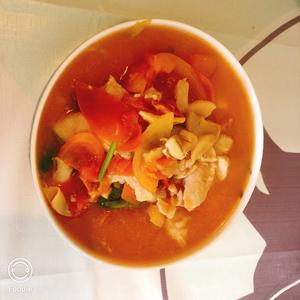 番茄龍利魚蘑菇生菜湯（健康）的做法 步骤5