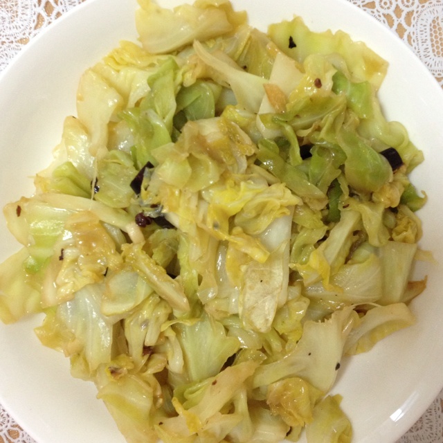 炝炒圆白菜