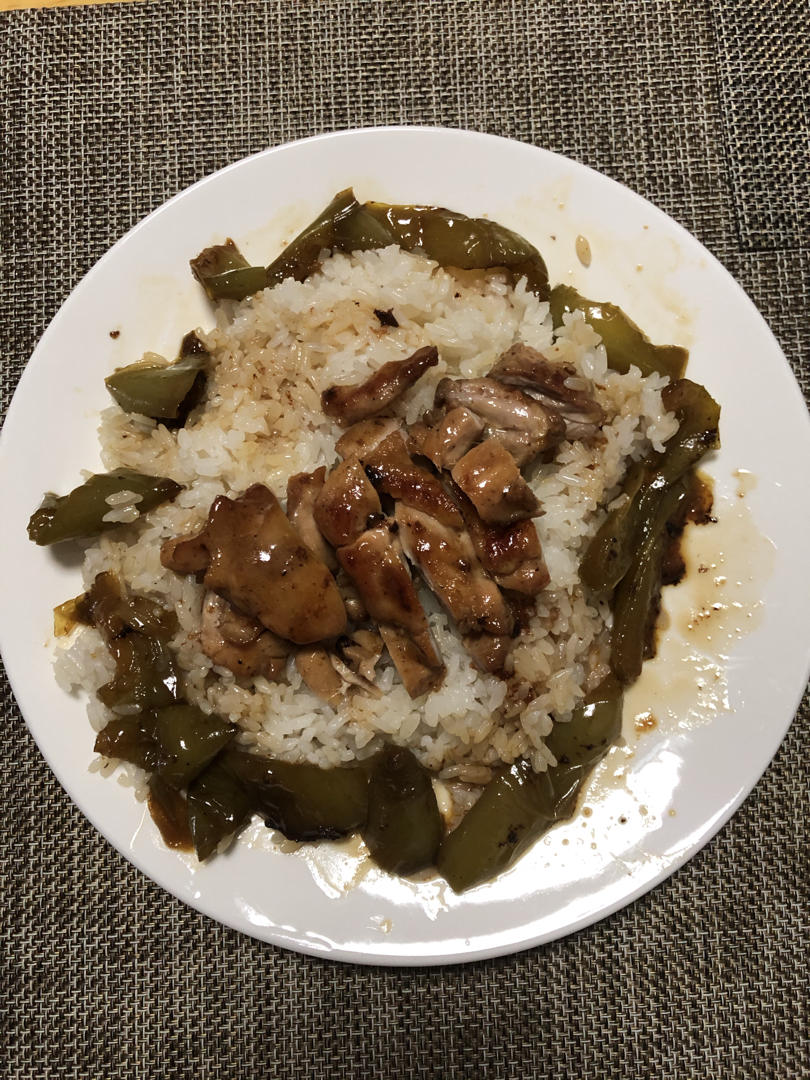 照烧鸡腿饭