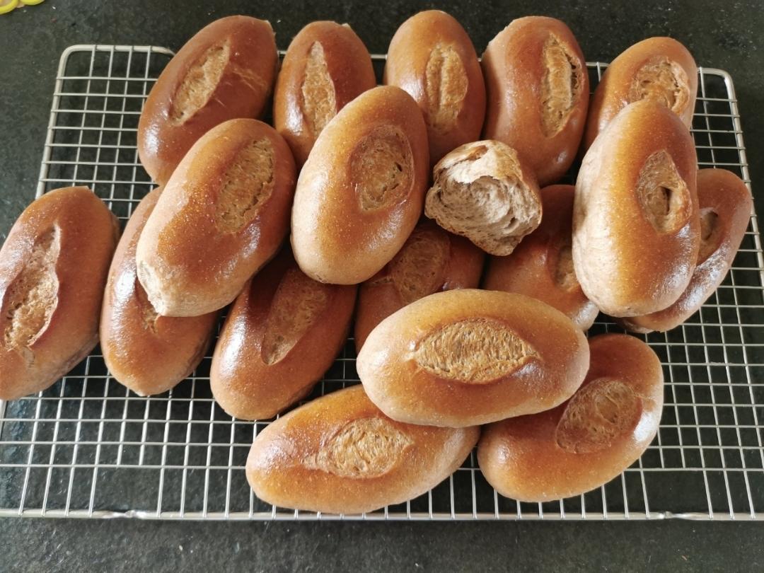 口感非常好的50%全麦主食餐包