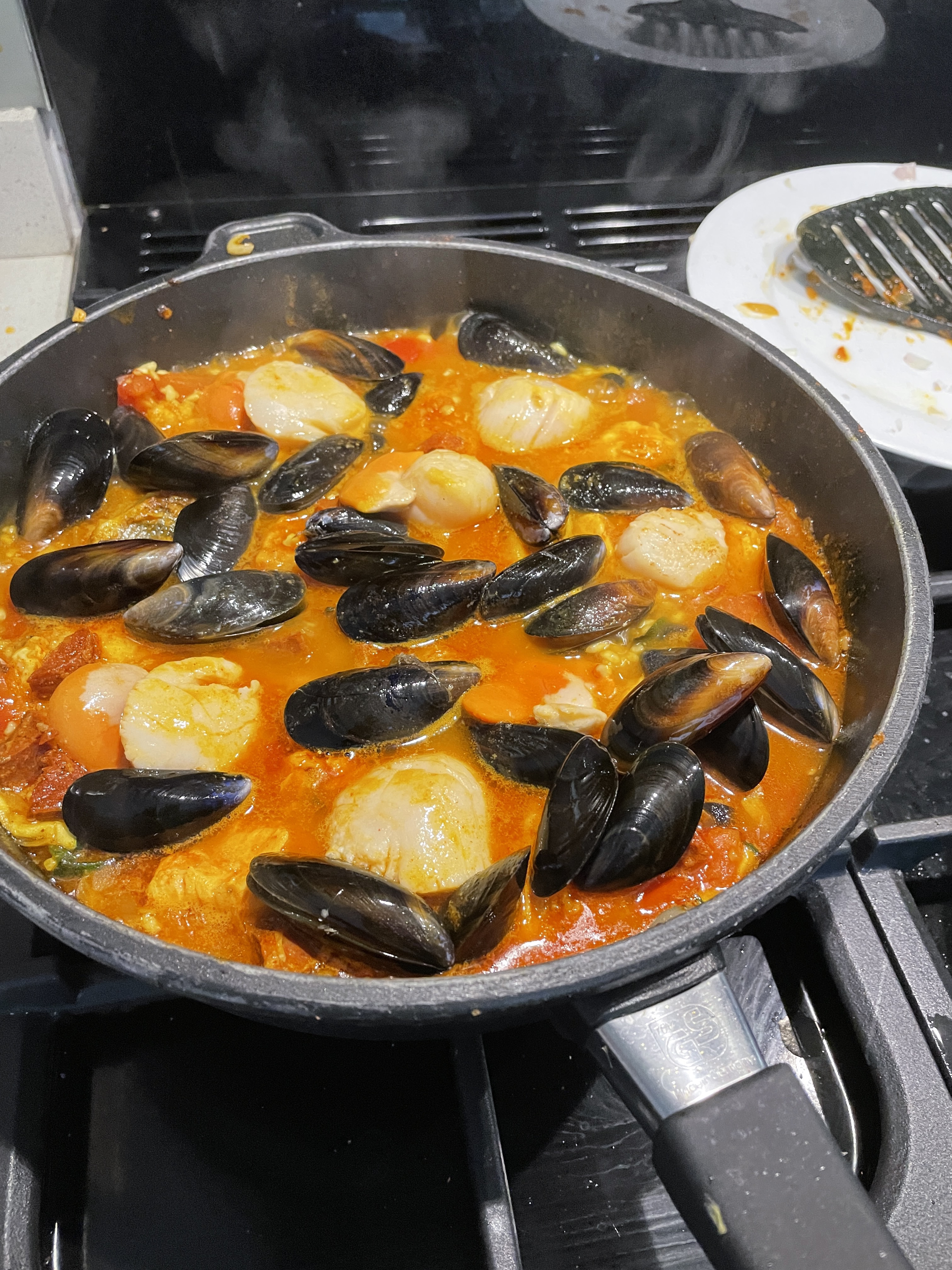 鲜美西班牙海鲜饭paella的做法 步骤4