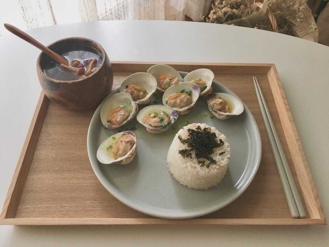 葱油蛤蜊