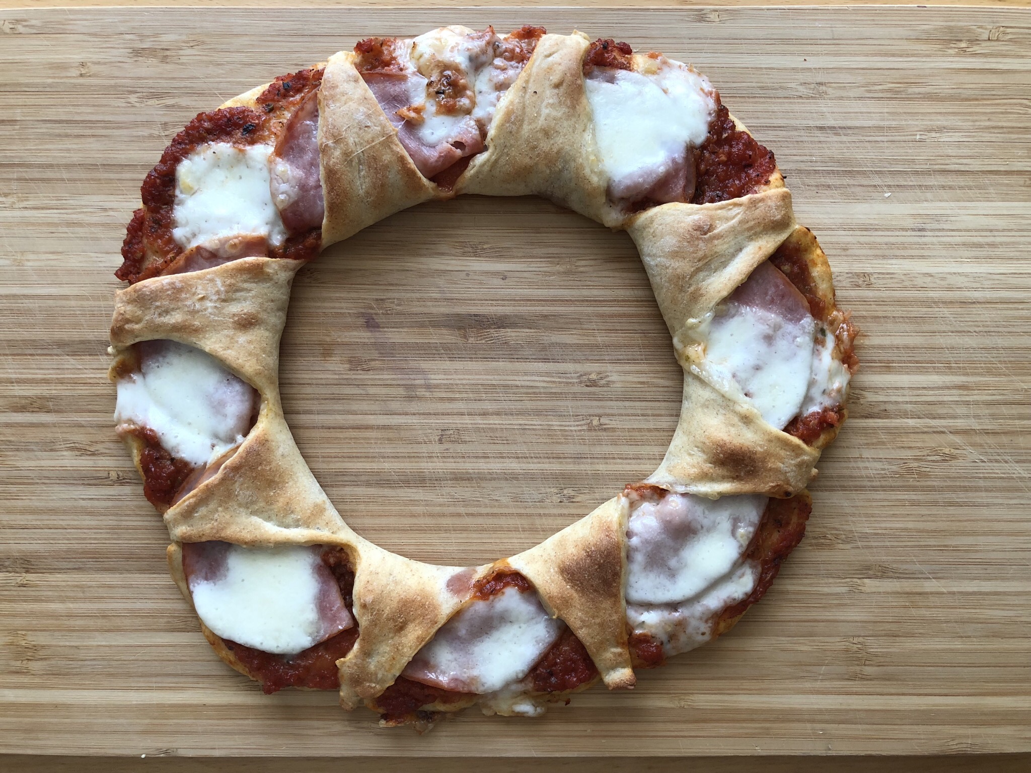 🍕换个造型吃披萨—花环&星星披萨『玩转pizza』的做法 步骤8