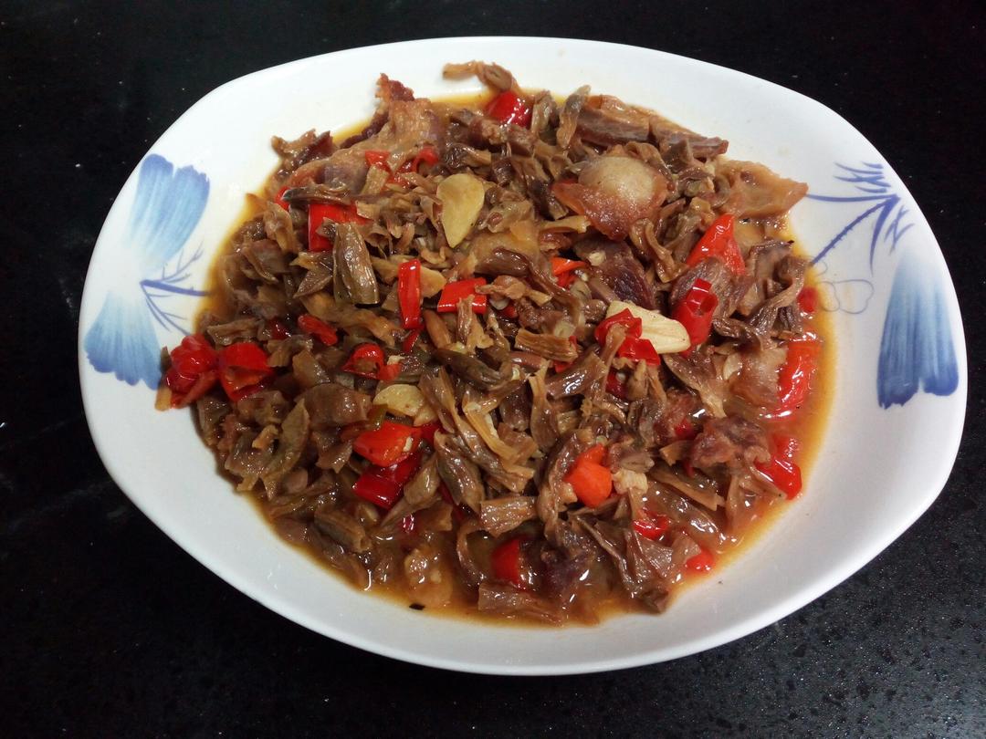 豆角干焖五花肉