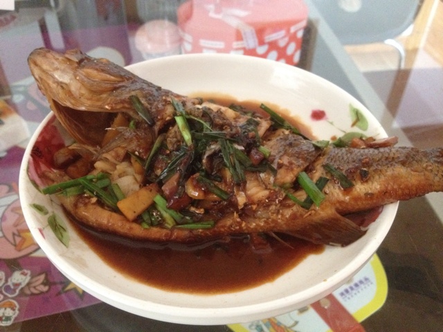 红烧鲈鱼