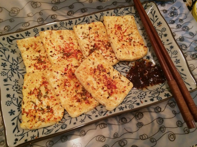 香辣铁板豆腐