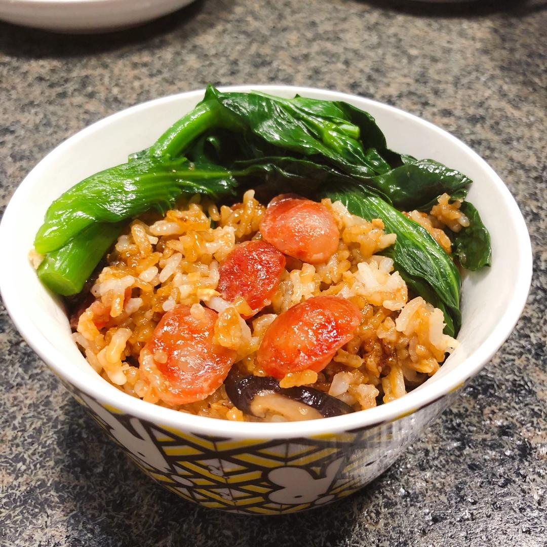 腊味煲仔饭（电饭煲版）