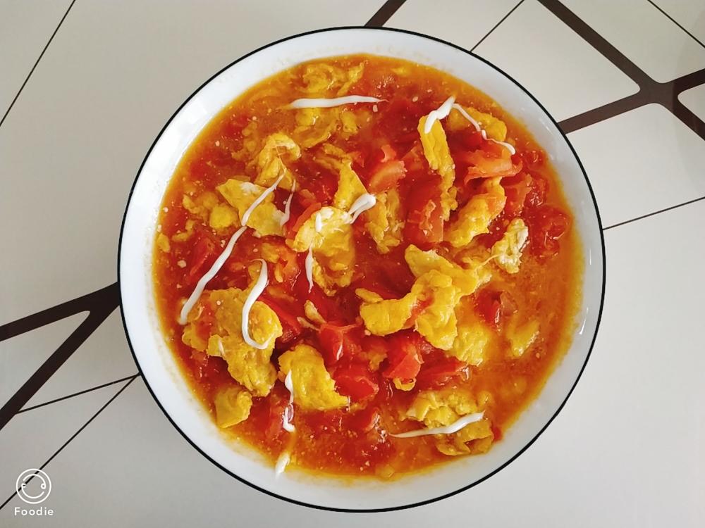 有手就会的鸡蛋番茄🍅盖饭