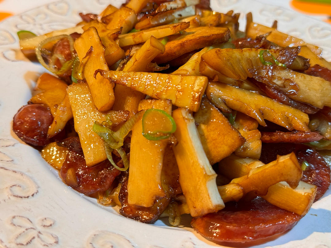 春笋炒腊肠