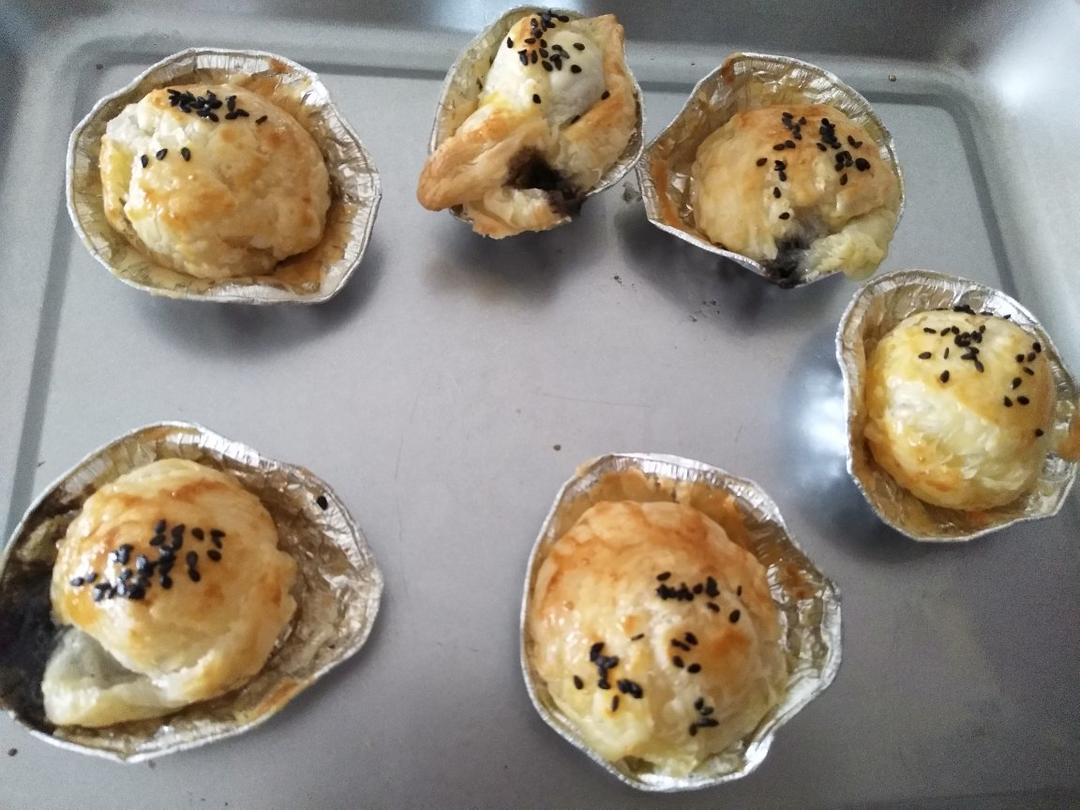 蛋挞皮烤汤圆