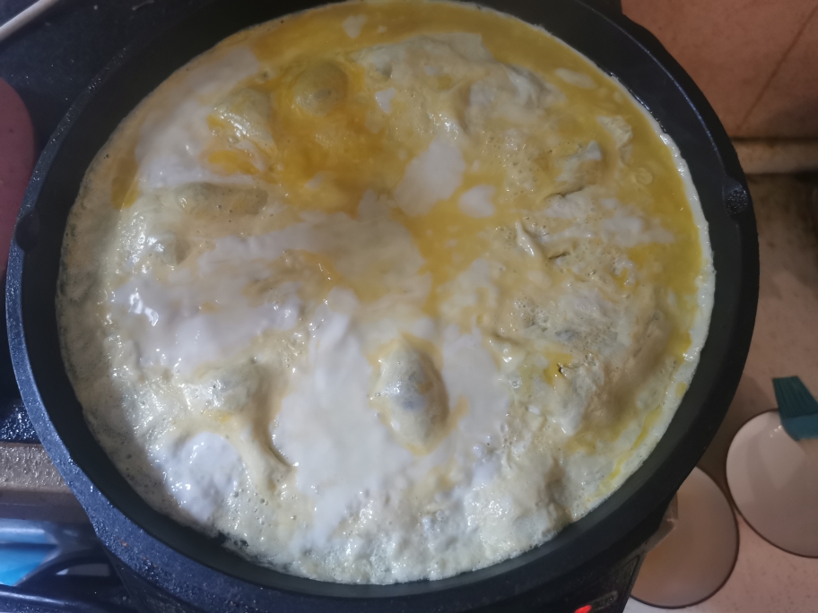 【4.9给孩子做晚餐】土豆咖喱鸡 蛋包饭的做法 步骤12