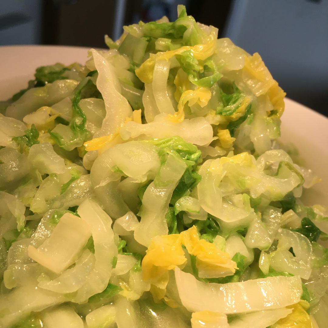 食物本身的味道—清炒白菜