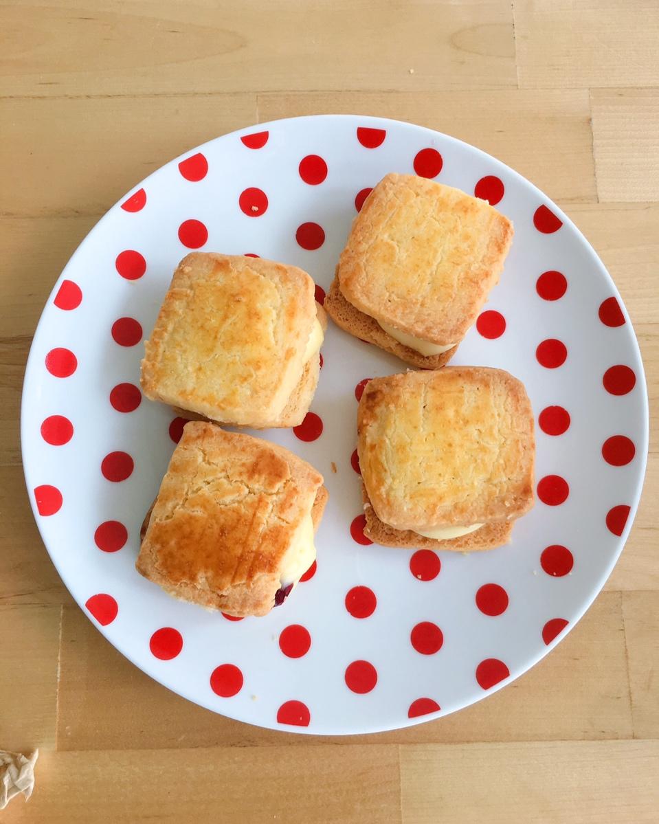 酥软馥郁的乳酪椰子三明治酥饼/烘焙视频饼干篇8