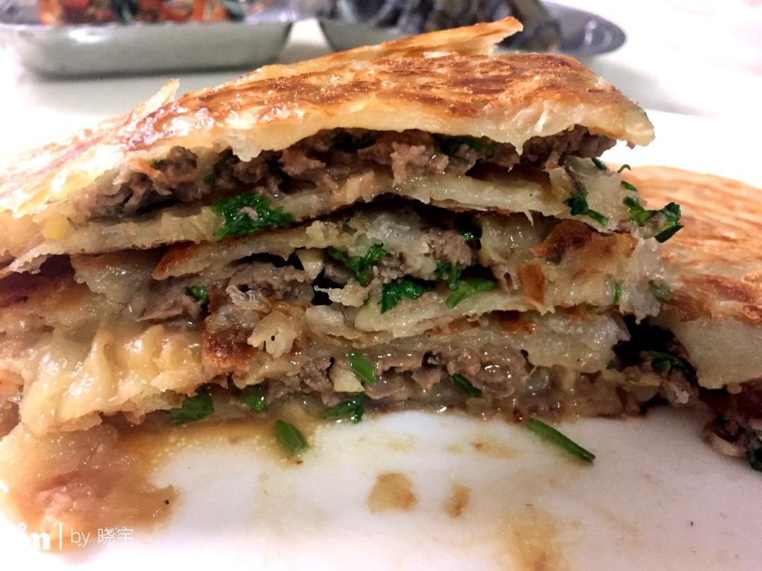 快手牛肉千层饼的做法