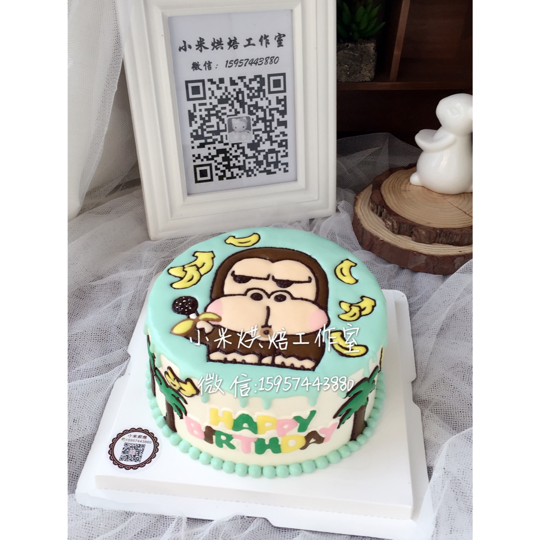 小米烘焙的糖花