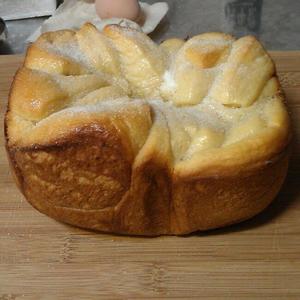 面包机版炼乳面包的做法 步骤7