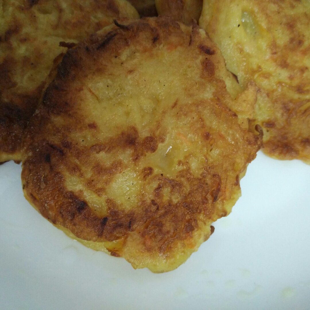 土豆胡萝卜丝煎饼