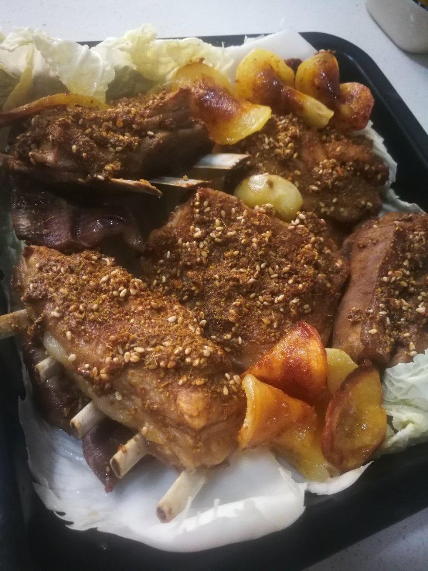 地道蒙餐：烤羊排(家用烤箱版)