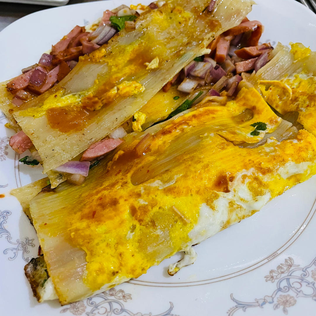超级美味的东北烤冷面➕自制万能酱料【酱料是关键】