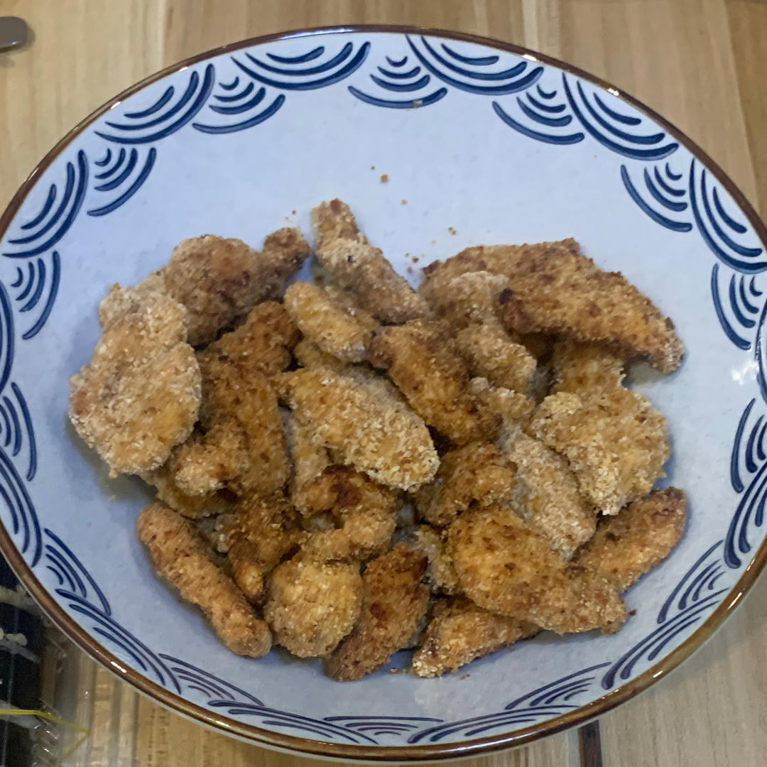 无油健康香酥鸡柳