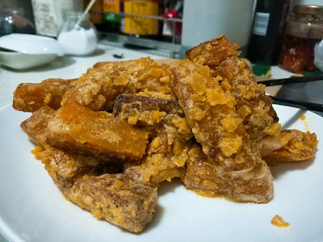 🔥咸蛋黄焗南瓜-好吃到舔碗（简单易上手教你蛋清用途）