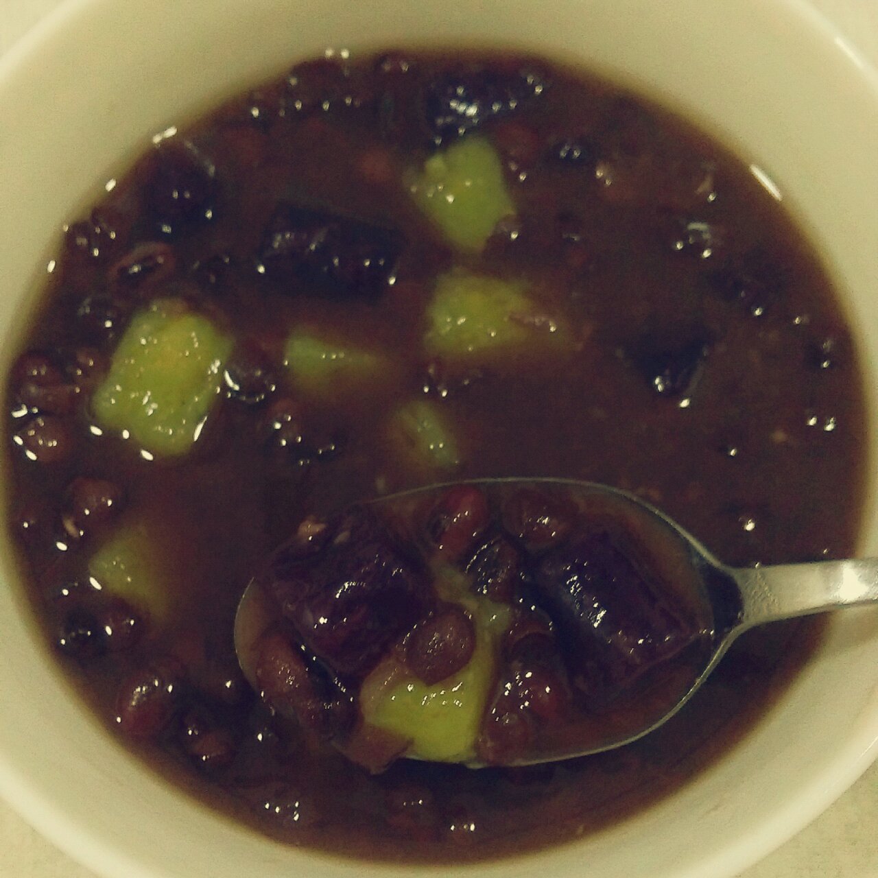 芋圆红豆汤