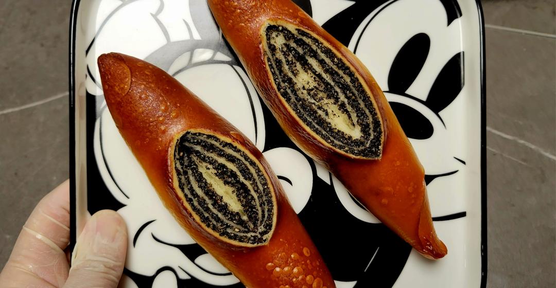 碱水系列又更新啦！香浓的黑芝麻碱水棒