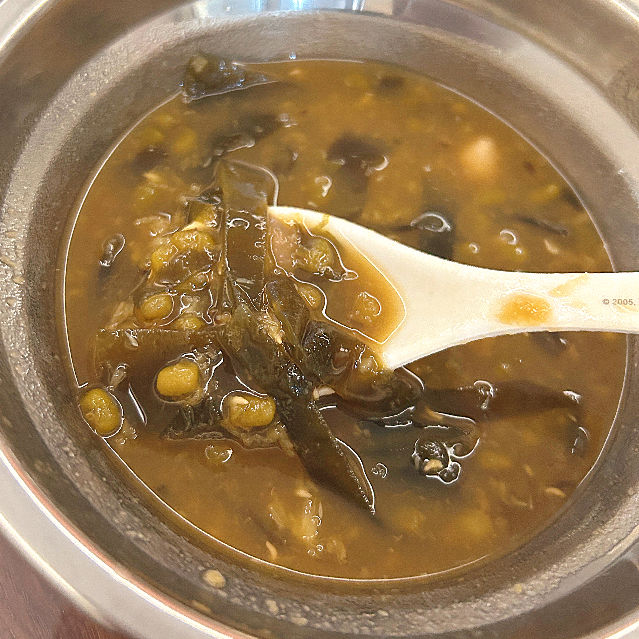 夏日必备！花生海带绿豆糖水😍广东绿豆沙的做法