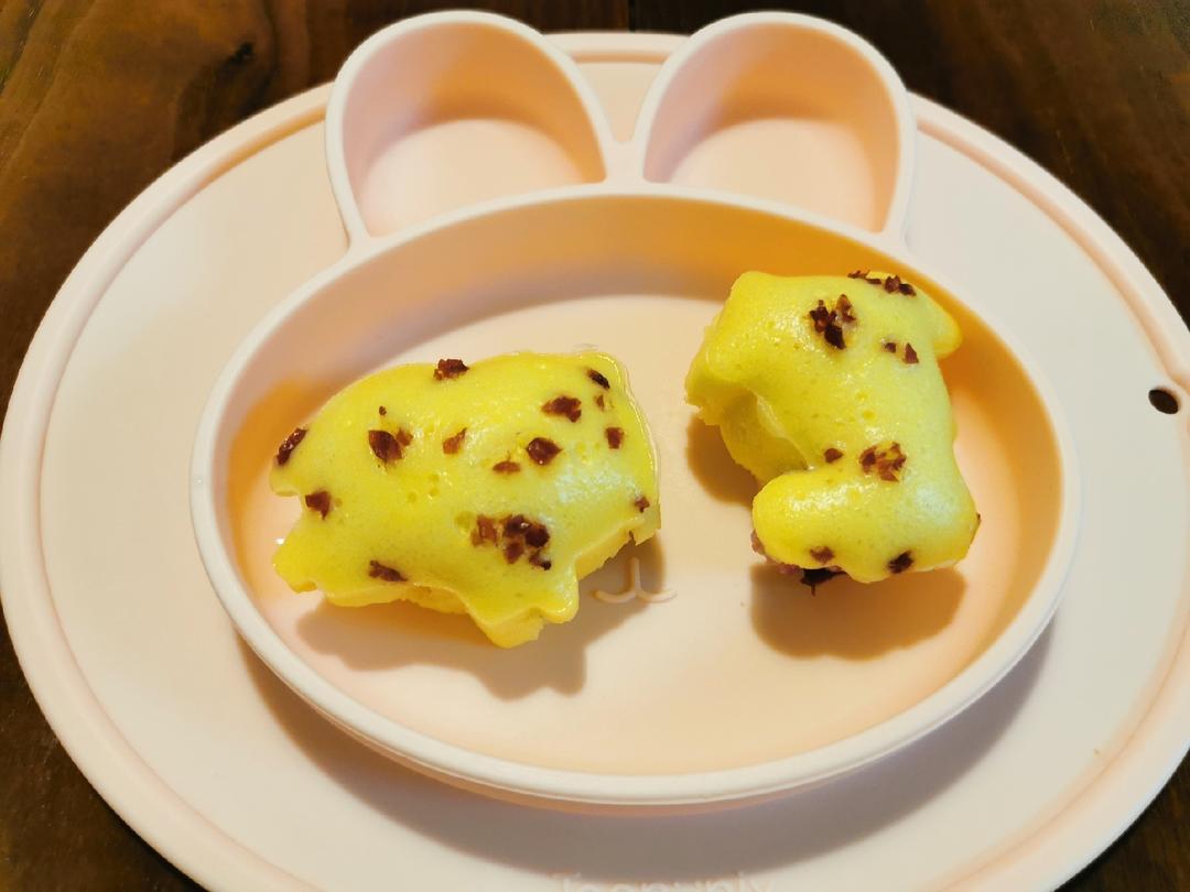 玉米面蔓越莓发糕