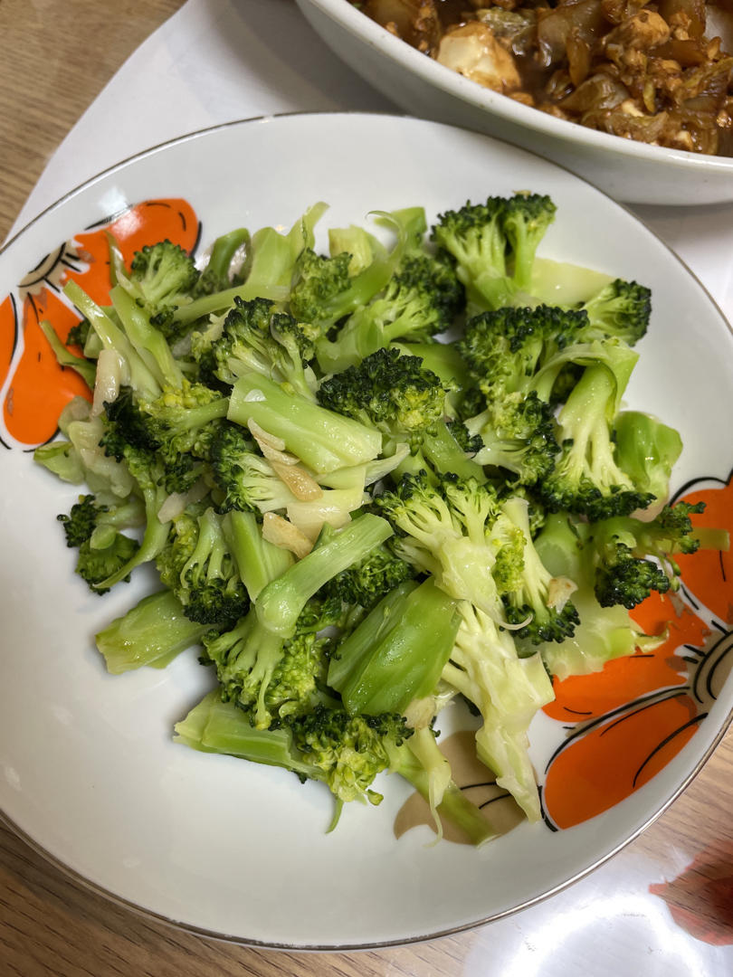 娃爱吃的清炒西兰花🥦