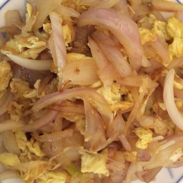 洋葱炒鸡蛋