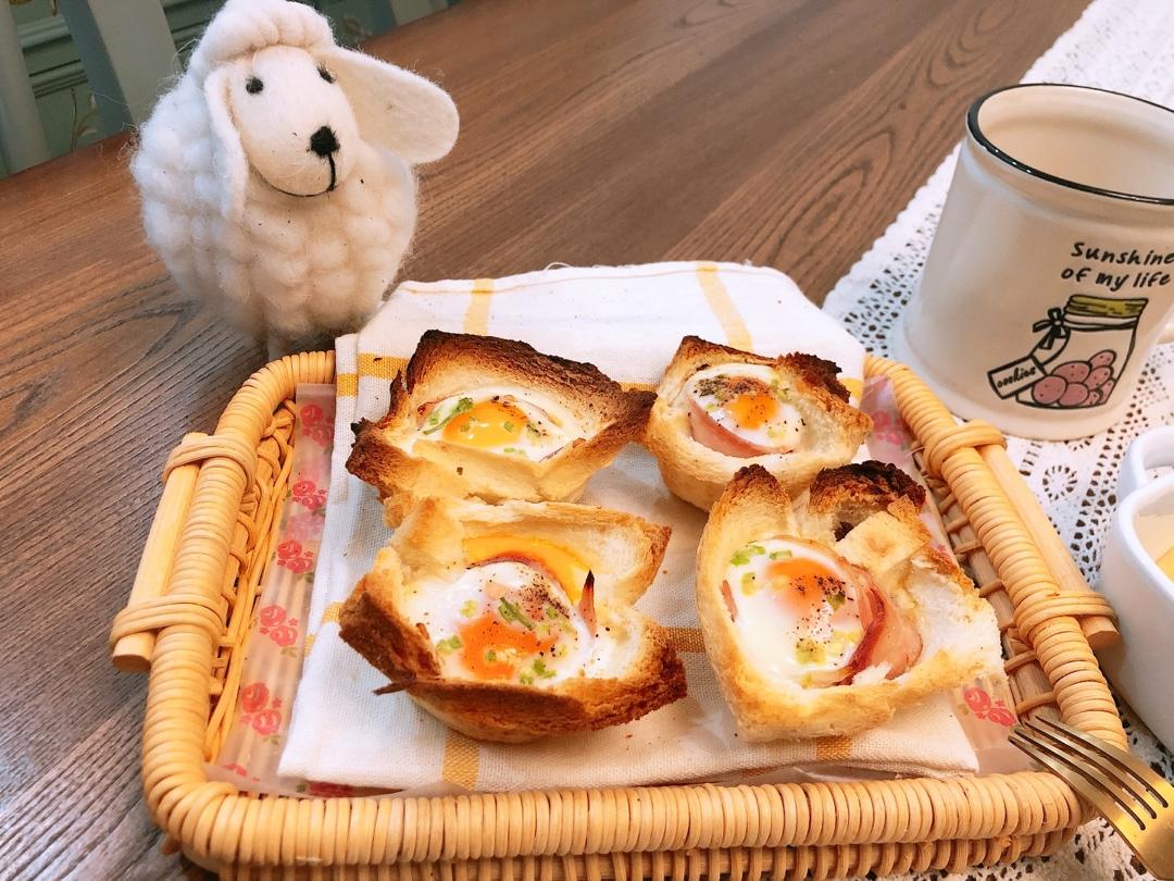 培根鸡蛋吐司杯